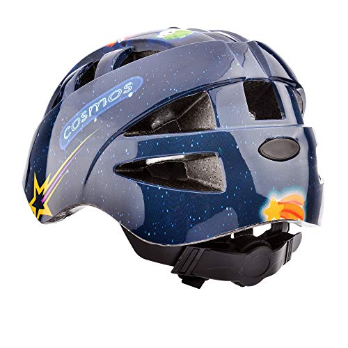 Casco Bicicleta Casco Biciclea Casco Bici Casco de Bicicleta para niños y jóvenes Casco MTB Carretera Ciclismo Skate Bicicleta patineta Patines monopatines MA-2 (S(48-52cm), Cosmic)