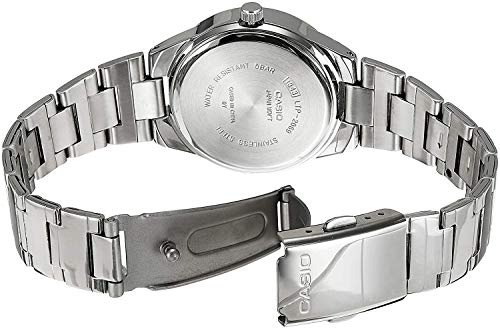 Casio LTP-2069D-4AVEF - Reloj Multiesfera para Mujer de Cuarzo con Correa en Acero Inoxidable