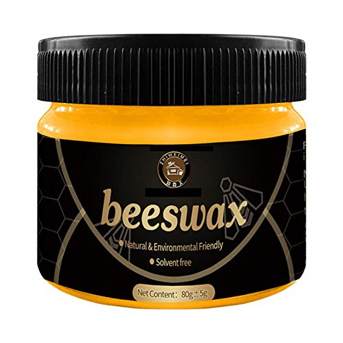 Childlike Cera De Abeja Natural para Madera - 85g Wood Seasoning Beewax Restaurador De Muebles - Limpiador De Muebles De Madera para Reparación De Mesa/Gabinete/Silla/Piso