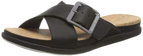 Clarks Step Juneshell, Sandalias Punta Cerrada Mujer, Beige (Black Black), 38 EU