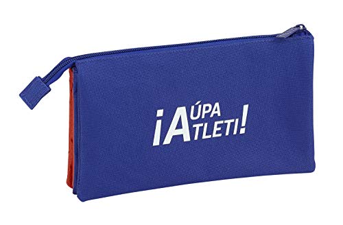 Club Atlético de Madrid Estuche, Niños, Roja, 22 cm