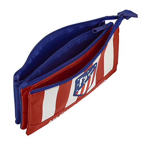 Club Atlético de Madrid Estuche, Niños, Roja, 22 cm