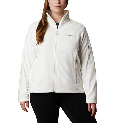 Columbia Fast Trek II Forro Polar con Cremallera, Mujer, Blanco (Sea Salt), L