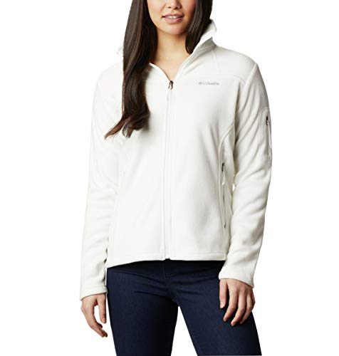 Columbia Fast Trek II Forro Polar con Cremallera, Mujer, Blanco (Sea Salt), L