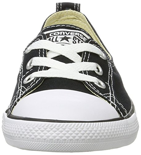 Converse Chuck Taylor All Star Ballet Lace, Zapatillas Mujer, Negro (Schwarz/Weiß Schwarz/Weiß), 36 EU