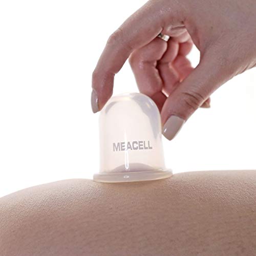 Copas Masaje Celulitis Ventosa Silicona 100% Hipoalergénica | Prevenir Celulitis y Piel de Naranja | Masajeador Anticelulitico Para Muslos Glúteos Abdomen Brazos y Piernas | Meacell