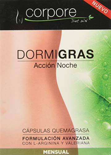 Corpore Diet Complementos Alimenticios de Control de Peso "Dormigras" Acción Noche - 60 Cápsulas