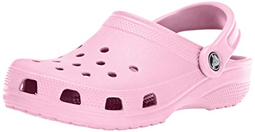 Crocs Classic U, Zuecos con Correa Trasera Unisex Adulto, Rosa (Bailarina Rosa), 41/42 EU