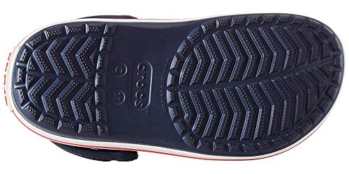 Crocs Crocband Clog Kids, Zuecos, Azul (Navy/Red), 32/33 EU