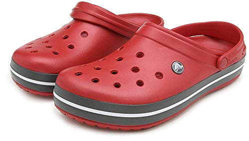 Crocs Crocband U, Zuecos Unisex Adulto, Rojo (Pepper), 41-42 EU