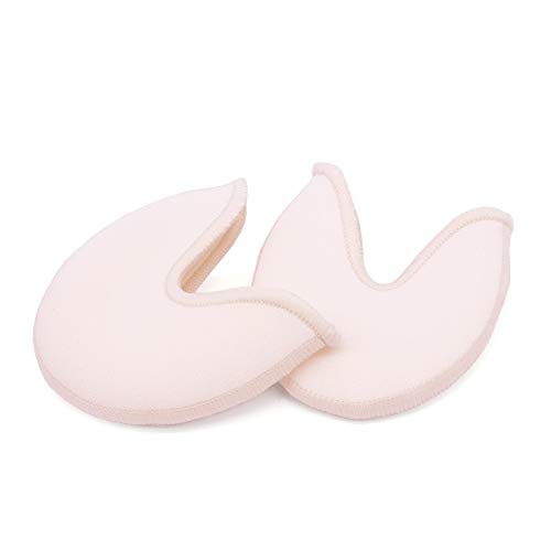 DANCEYOU Suave algodón y Gel de Silicona Ballet Zapatos de Punta de Dedo en los pies Almohadillas Forefoot Apoyo Protección Mujeres Niñas