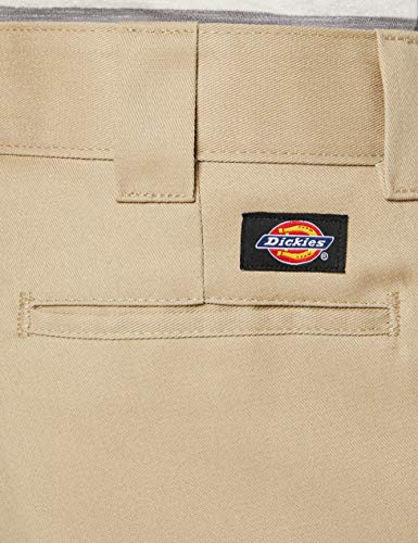 Dickies Slim Fit Straight - Pantalones para hombre, Beige (Caqui), W30/L32