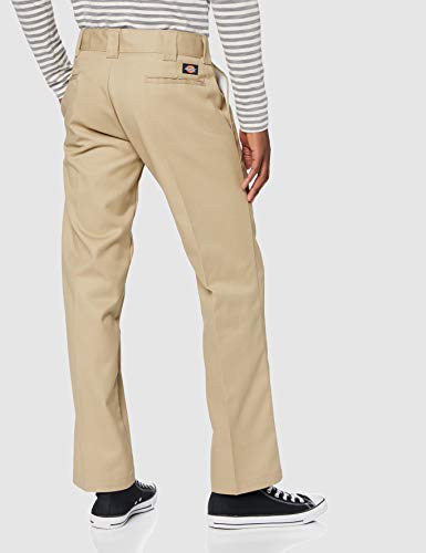 Dickies Slim Fit Straight - Pantalones para hombre, Beige (Caqui), W30/L32