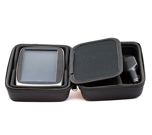 Digicharge Negro Funda Duro para Tomtom Go 6200 6100 Go 620 610 Go 61 con Asa y Compartimentos para Accesorios