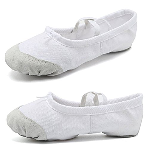 DoGeek Transpirable Zapatos de Ballet Zapatillas de Ballet de Danza Baile para Niña