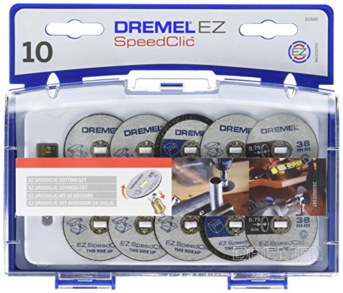 Dremel SC690 Juego de Accesorios de Corte EZ SpeedClic para Herramientas Rotatorias