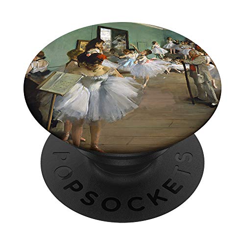 EDGAR DEGAS - THE DANCE CLASS BALLET PopSockets PopGrip: Agarre intercambiable para Teléfonos y Tabletas