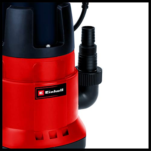 Einhell GC-DP 7835 -Bomba de aguas sucias(780W, capacidad de 15.700 l/h, profundidad max. de inversión 7m, conexión de manguera 47.8mm, cuerpos extraños hasta 35 mm, interruptor de flotador continuo)