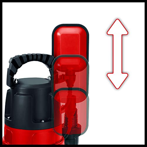 Einhell GC-DP 7835 -Bomba de aguas sucias(780W, capacidad de 15.700 l/h, profundidad max. de inversión 7m, conexión de manguera 47.8mm, cuerpos extraños hasta 35 mm, interruptor de flotador continuo)