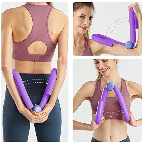 Ejercitador de Muslos,ZCEOR Entrenador de piernas Multifuncional Mujeres Clip Ejercicio Body Shaping Fitness Home Strength Trainer Bajar de Pes para Brazo/Hombro/Trasero/Muslo/Pierna