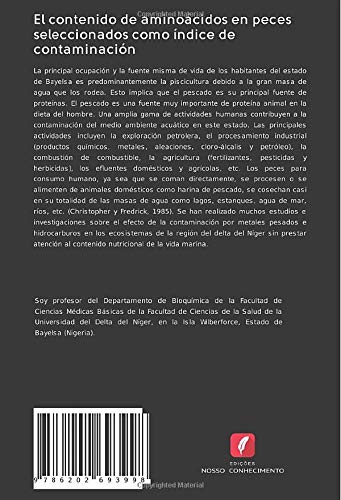 El contenido de aminoácidos en peces seleccionados como índice de contaminación: En determinados ríos de Bayelsa (Nigeria)