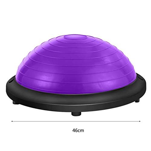 Elásticos de fitness Pelotas de Ejercicio, Pelota De Equilibrio de Yoga, Media Pelota con Bandas de Resistencia, Pelota de Fitness para El Hogar, para Entrenamiento de Hombros Abdominales, Abdominales