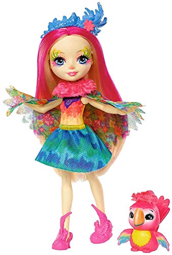 Enchantimals- Peeki Parrot, Muñeca, Multicolor (Mattel FJJ21)