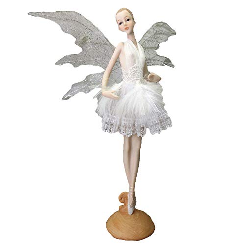 Estatua/Escultura del áNgel, DecoracióN De La Estatua del Arte Moderno, Figura De Hada De La Flor De Ballet, Adecuada para Sala De Estar, Oficina, Regalos De Boda, Regalo De CumpleañOs