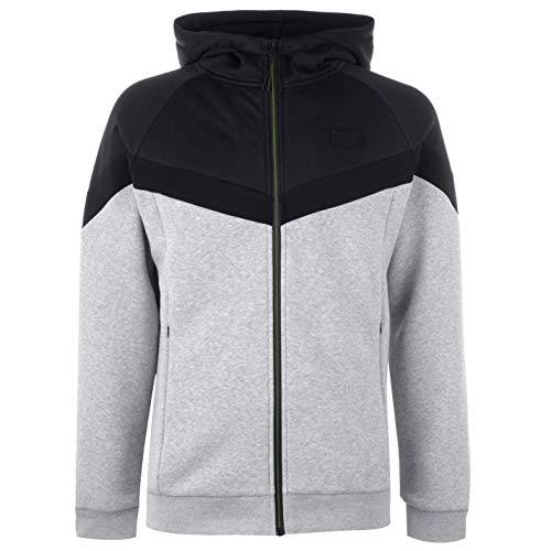 Everlast Hombre Sudadera con Cremallera Gris Marga S