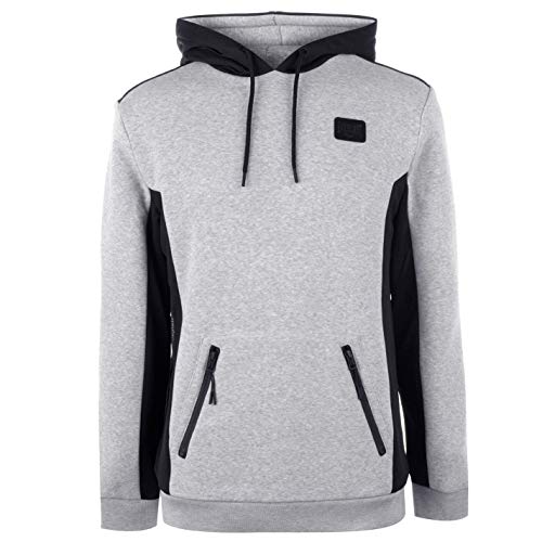 Everlast Premium Mock Zip - Chaqueta con capucha para hombre Gris Marl M