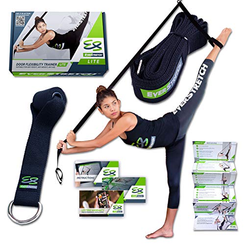 EverStretch Stretching Piernas: Más Flexible con el Entrenador de flexibilidad para Puertas, Equipo Estiramiento Lite para Ballet, Danza, MMA, Taekwondo, Gimnasia. ¡Tu Equipo de Estiramiento portátil