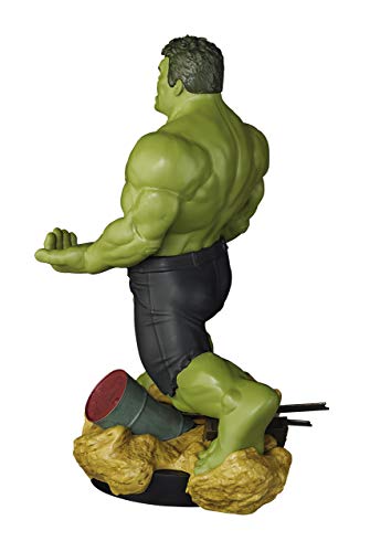 Exquisite Gaming - Cable guy XL Hulk, soporte de sujeción o carga para mando de consola, smartphone y tableta con licencia de Marvel Avengers Endgame