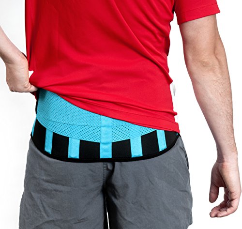 Faja Lumbar para la Espalda - Doble Ajuste, Adaptación Perfecta, Calidad de nivel profesional, Para Hombre y Muja, AgileBak por Clever Yellow