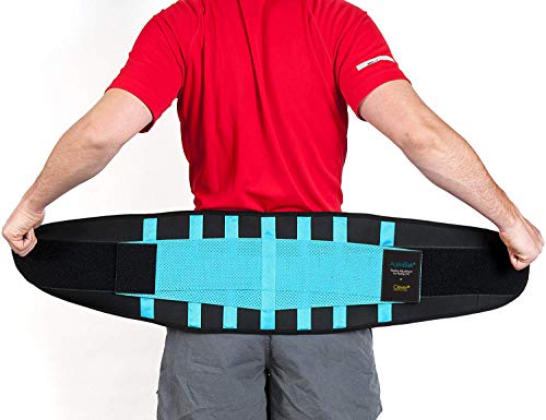 Faja Lumbar para la Espalda - Doble Ajuste, Adaptación Perfecta, Calidad de nivel profesional, Para Hombre y Muja, AgileBak por Clever Yellow