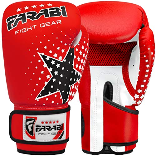 Farabi junior Starlux boxeo para niños. MMA, Muay Thai, kickboxing entrenamiento, saco de boxeo, gama de guantes para jóvenes