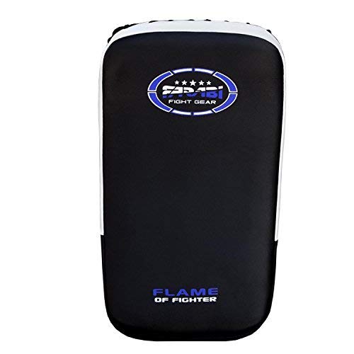 Farabi Thai Pad Kick Shield MMA Kickboxing Muay Thai Training Pad Arm Pad Strike Shield(Single Unit) (Blue/Black)