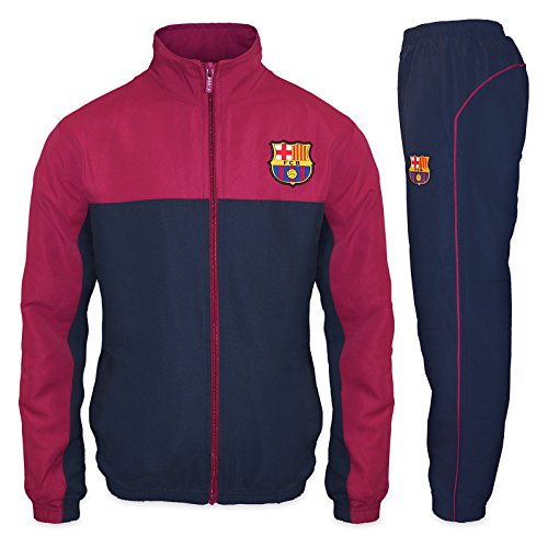 FC Barcelona - Chándal oficial para niño - Chaqueta y pantalón largos - 8-9 años