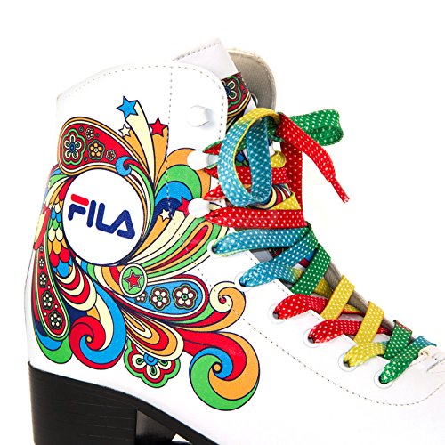 FILA SKATES Bella Patines, Adultos Unisex, Blanco, 30