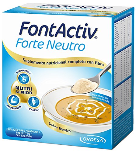 Fontactiv Forte Neutro - 10 Sobres de 30gr Suplemento Nutricional para adultos y mayores - 1 a 4 sobres al día.