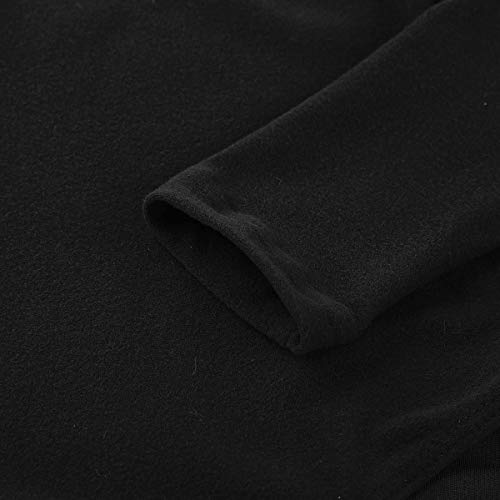 Freebily Maillot de Danza Gimnasia Leotardo Clásico Elástico de Ballet de Algodón para Niñas (3-12 Años) Maillots Baile Manga Larga Negro 3 años