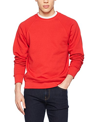 Fruit Of The Loom 62-216-0, Sudadera Para Hombre, Rojo (Red), Medium