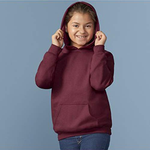 Fruit of the Loom - Sudadera clásica 80/20 Unisex para niños (9-11/Verde césped)