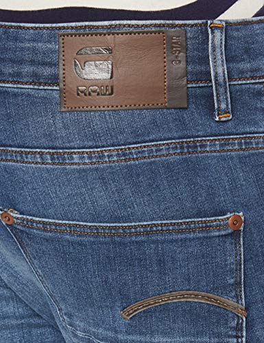 G-STAR RAW Revend Skinny Vaqueros, Medium Indigo Aged, 31W / 32L para Hombre