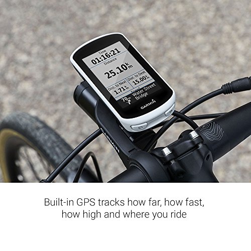 Garmin Edge Explore - Ciclocomputador para cicloturismo con funciones de conectividad, 240 x 400 píxeles, pantalla táctil, 3,0", Blanco