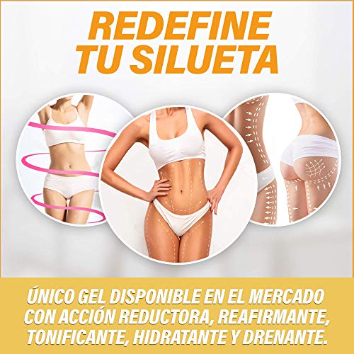 Gel Anticelulítico Reductor Intensivo | Elimina la Celulitis y La Piel de Naranja | Reafirma, Tonifica e Hidrata la Piel | Activa la Microcirculación | Efecto Push Up | Rápida Actuación | 200ML.