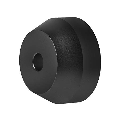 Geneic - Adaptador de 45 RPM de aluminio sólido para la mayoría de discos de vinilo de 2,5 oz reemplaza a estándar de 7 pulgadas adaptador individual