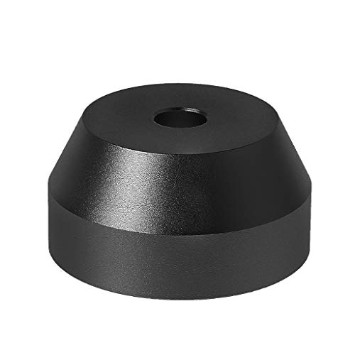 Geneic - Adaptador de 45 RPM de aluminio sólido para la mayoría de discos de vinilo de 2,5 oz reemplaza a estándar de 7 pulgadas adaptador individual