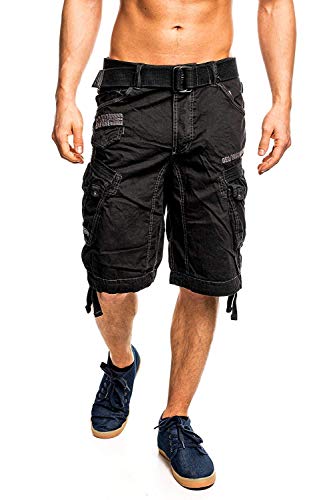 Geographical Norway Hombre Cargo Short People - Negro, M