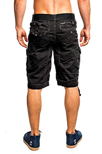 Geographical Norway Hombre Cargo Short People - Negro, XL