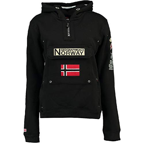 Geographical Norway Sudadera DE Mujer GYMCLASS Negro XXL